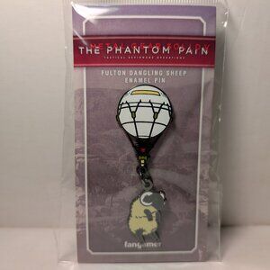 Metal Gear Solid Fulton Dangling Sheep Enamel Pin Official MGS Collectible Badge
